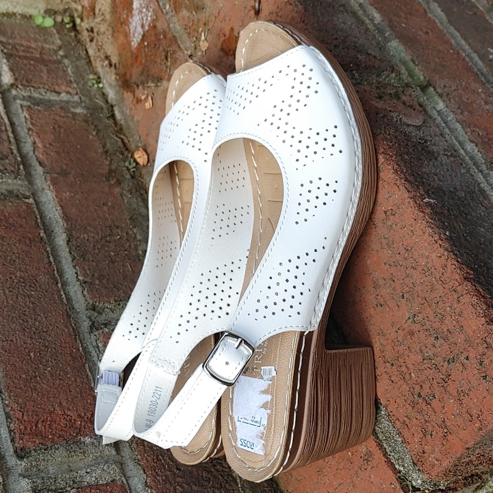 Patrizia by Spring Step Banavi Sling Back Wedge Sandal Size 9